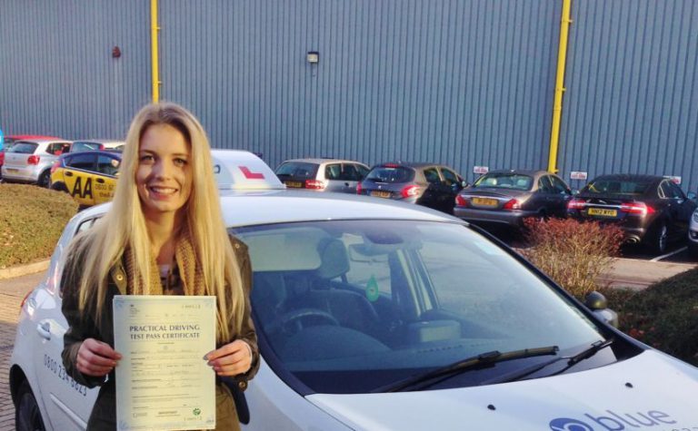 Great Result For Gemma Of Bracknell Who Passed Her Driving Test Today First Time Blue Driving 