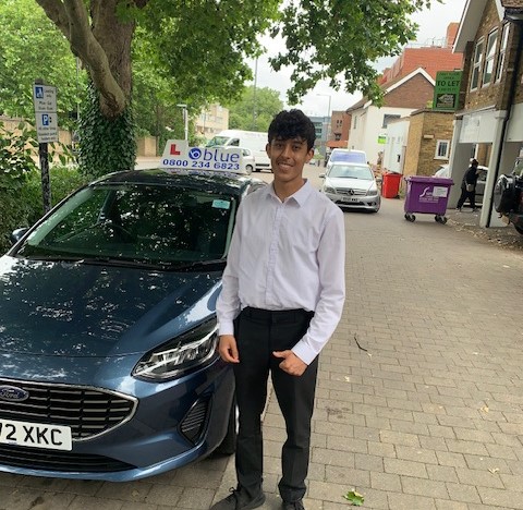 Ayoub of Windsor Passed Driving Test in Chertsey