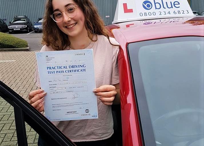 Congratulations Joy on passing driving test first time today at Chertsey