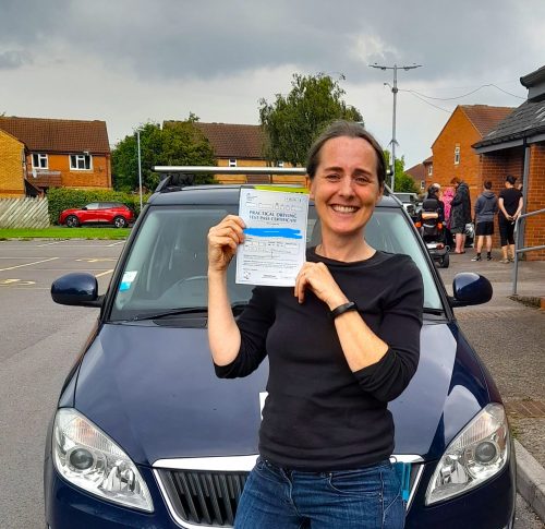 Bryony Ford Passed Driving Test in Trowbridge