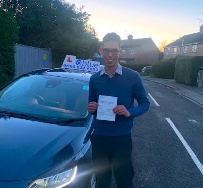 Elliot Gibbs of Windsor Passed Driving Test