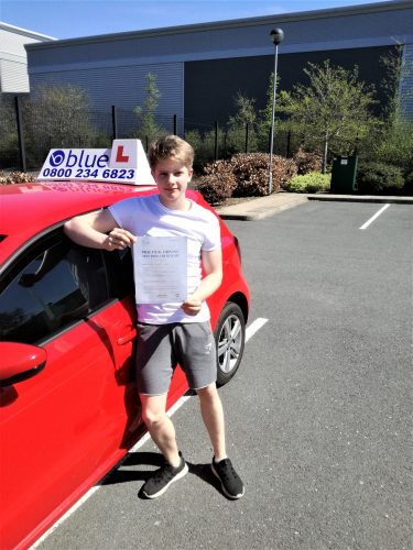 Congratulations To Alex Cooper Of Lightwater Who Passed His Driving Test First Blue Driving 