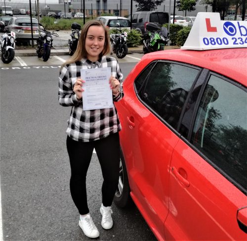 Congratulations To Caitlin Honeywood Who Passed Her Driving Test Today At Farnborough Blue 