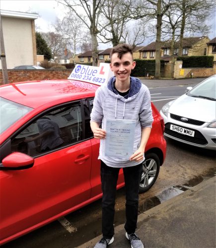 Congratulations To George Sanders Of Farnborough Passed His Driving Test Blue Driving School 