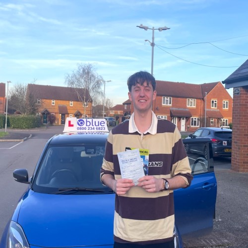 George S Passed Driving Test in Trowbridge