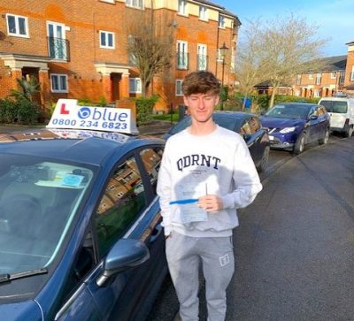 Hugo Fargher of Windsor Passed Driving Test in Chertsey