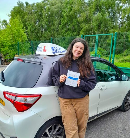 Jess Lawrence From Reading Passed Driving Test