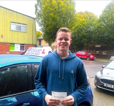 Joe Cox Passed Driving Test in Chippenham Wiltshire