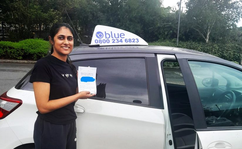 Kavya Kumeria from Wokingham Passed Driving test in Farnborough