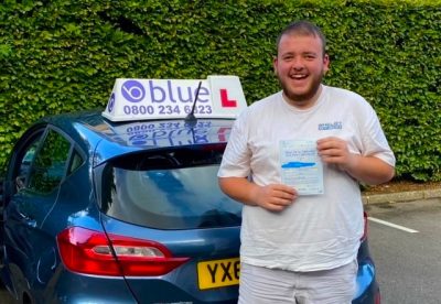 Luke Sweet Passed Driving Test First Time in Yeovil