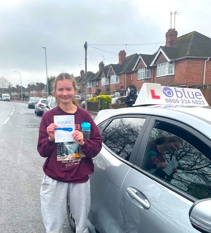 Matilda R of Wokingham Passed Driving Test in Reading Berkshire