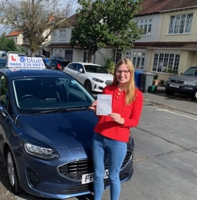 Olivia Passed Driving Test in Uxbridge