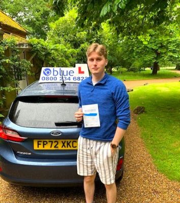 Ollie MacMillan of Old Windsor Passed Driving Test in Chertsey