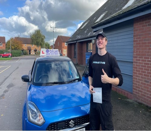 Olly Fry from Frome Passed Driving Test First Time