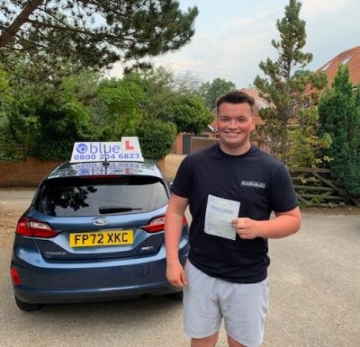 Patrick Gillies of Windsor Passed Driving test First Time