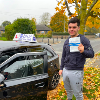 Riley Passed Driving Test in Uxbridge