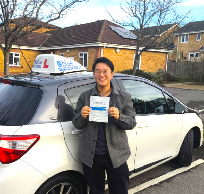 Ryan Lac from Wokingham Berkshire Passed Driving Test