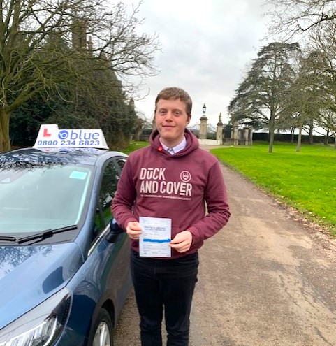 Sam W of Windsor Passed driving Test