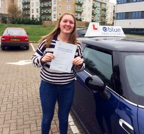 Congratulations to Alyssa Nicholls from Warfield on passing her driving test