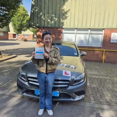 Zhengli Huang Passed Driving Test in Chippenham